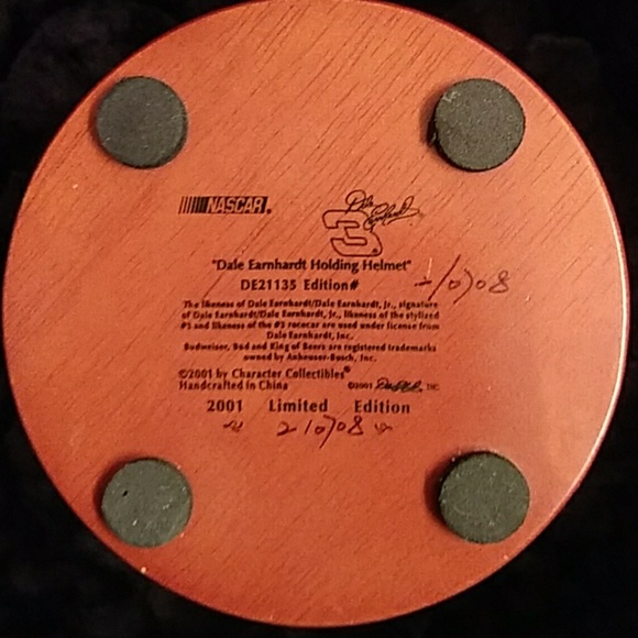 Dale Earnhardt "Holding Helmet" Figurine 9" - Picture 6 of 8